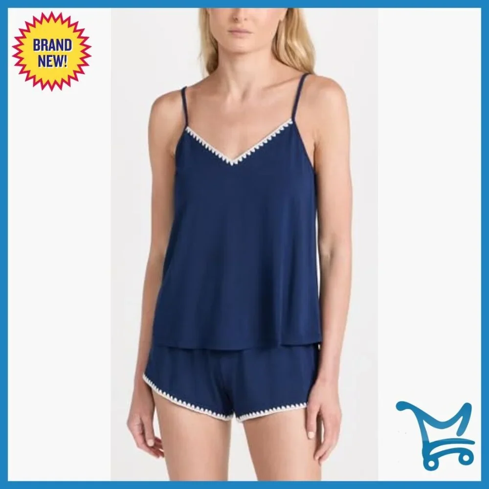 X-Large Modal Spandex Cami Shorts Set Adjustable Straps Relaxed Fit